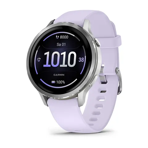 Garmin Venu® Smartwatch Lavendelblau – Bild 2