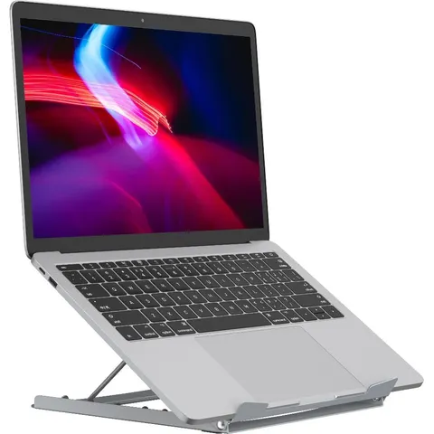 ProperAV Foldable Stand for Laptops & Tablets - Silver – image 3