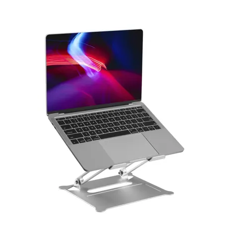 ProperAV Desk Stand for Laptops & Tablets - Silver – image 2