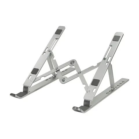 LogiLink Notebook-Ständer, zusammenklappbar, silber – Bild 3