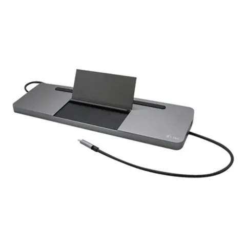 I-TEC USB-C Metal Dock 3xDisplay+PD – Grau – Bild 3