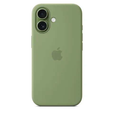 Apple Silikon Case iPhone 17 mit MagSafe (Hellmoosgrün) – Bild 2