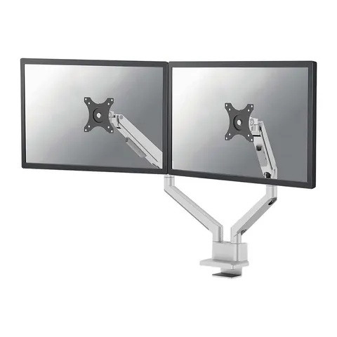 NEOMOUNTS Next Slim Desk Mount double – Silber – Bild 2