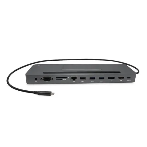 I-TEC USB-C Metal Dock 3xDisplay+PD – Grau – Bild 2