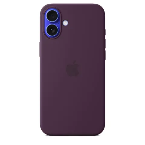 Apple Silikon Case iPhone 16 Plus mit MagSafe (pflaume) – Bild 3
