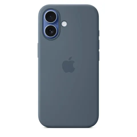 Apple Silikon Case iPhone 17 mit MagSafe (Maritimblau) – Bild 4
