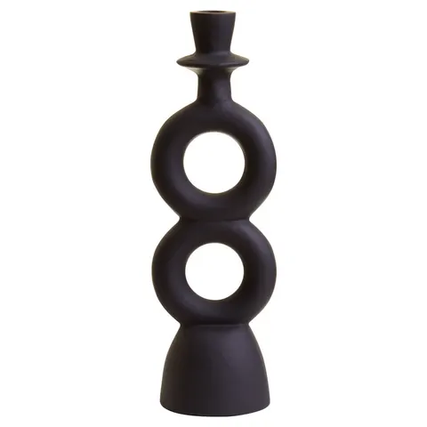 Large Black Candle Holder | Hapax – image 2
