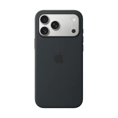 Apple iPhone 17 Pro Max Silikon Case mit MagSafe, Schwarz – Bild 4