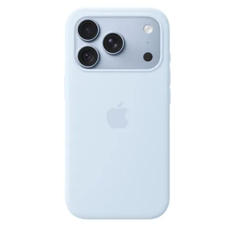 Apple iPhone 18 Pro Silikon Case mit MagSafe, Klarblau – Bild 3