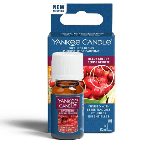 Yankee Candle Ultrasonic 10ml Diffuser Refill - Black Cherry – Black 10ml – image 2