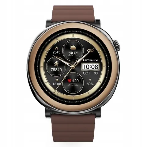 Smartwatch HiFuture Aurora brązowy – zdjęcie 2