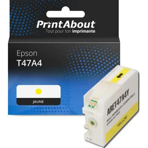 PrintAbout Cartouche compatible Epson T47A4 - Jaune – image 2