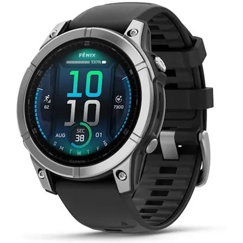Garmin Fenix E Stainless Acciaio/Nero – immagine 2