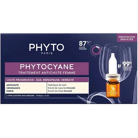 PHYTO cyane Tratamiento Anticaída Mujer Progres 12uds – imagen 2