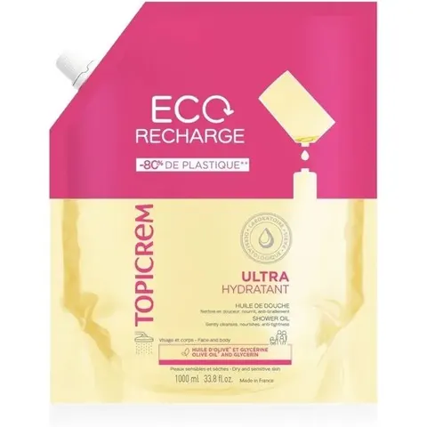 TOPICREM Aceite de ducha 1L Recarga – imagen 2