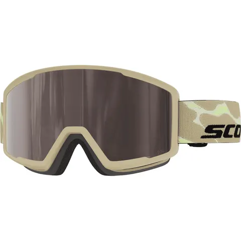 Scott Trace Pro Compact Skibrille - Mojave Beige - Silver Chrome S2 – Bild 3