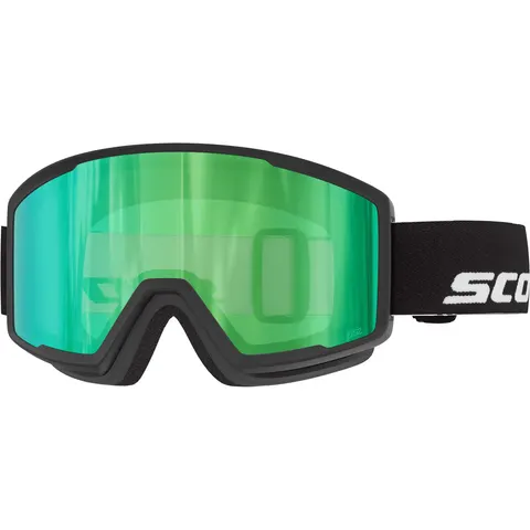 Scott Trace Pro Compact Skibrille - Black - Green Chrome S2 – Bild 2