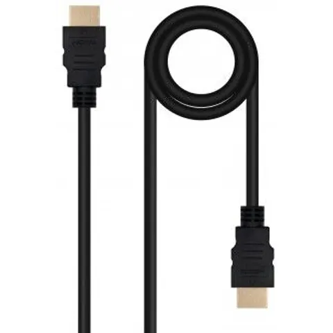 Cable HDMI Macho - HDMI Macho Negro (1 metro) - NANOCABLE – imagen 2