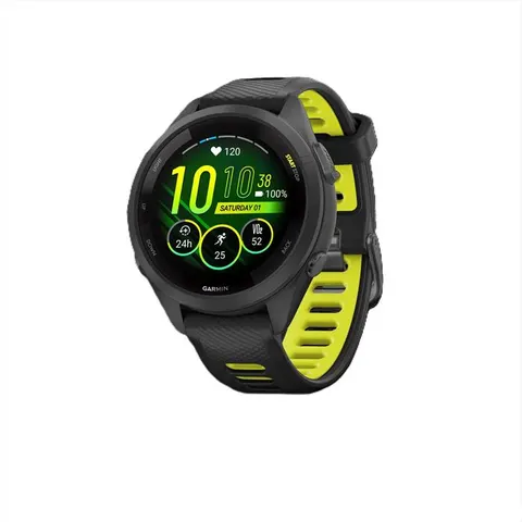 Garmin Smartwatch Forerunner 265s-nero / Giallo – immagine 4