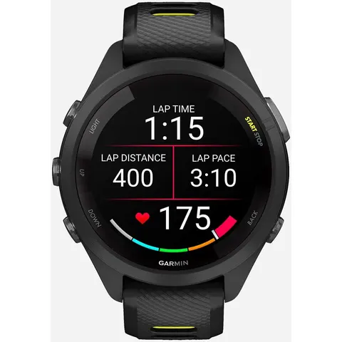 Garmin Smartwatch Forerunner 265s-nero / Giallo – immagine 2