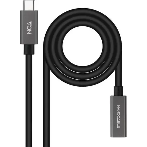 Cable USB C Macho - USB C Hembra (1,5 metros) - NANOCABLE – imagen 2