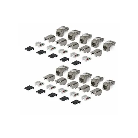 STARTECH Shielded Cat6a Keystone Jack – C6AKEYTLSTP9010PK – Bild 2