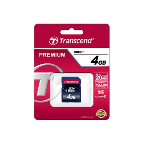 SD Card 4GB Transcend SDHC Class10 – Bild 3