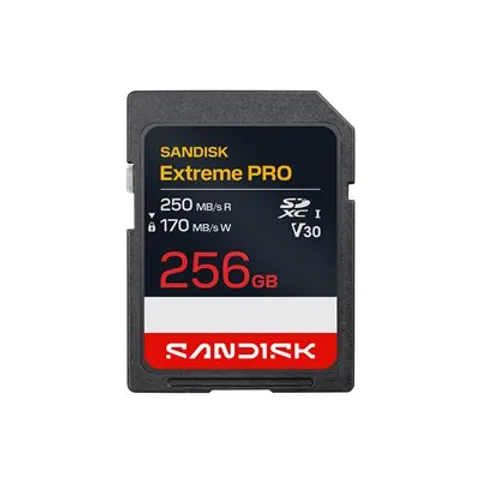SANDISK Extreme Pro SD UHS-I 256GB SD – Bild 2