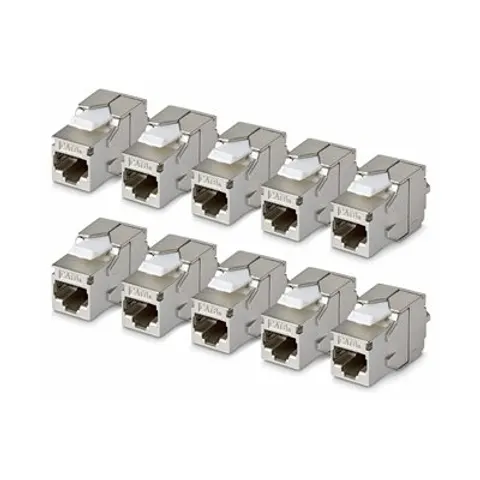 StarTech.com Cat6a Keystone Jack 10-Pack 180-Deg - Netzwerk - CAT 6a – Bild 2