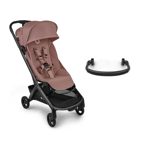 Bugaboo Butterfly 2 Complete Compact Stroller - Dusty Pink - No Bumper Bar – image 2