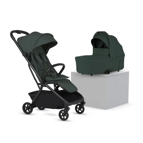 Silver Cross Nia Stroller & Carrycot - Conifer – Green – image 2