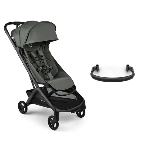 Bugaboo Butterfly 2 Complete Compact Stroller - Forest Green - No Bumper Bar – image 2