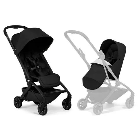 Joolz Aer2 Compact Stroller - Space Black - No Bumper Bar / With Carrycot – image 3