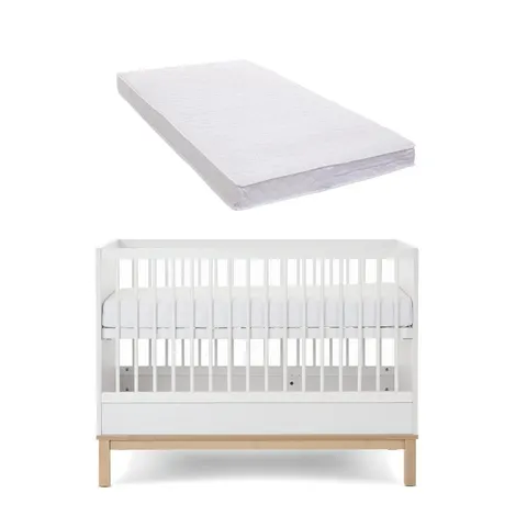 Obaby Astrid Mini Cot Bed - White - No Mattress – image 2
