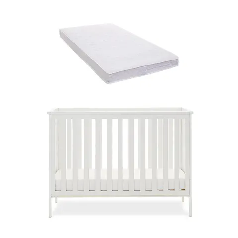 Obaby Evie Mini Cot Bed - White - No Mattress – image 2