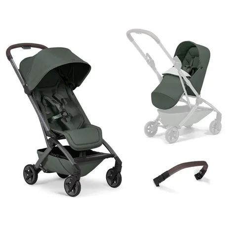 Joolz Aer2 Compact Stroller - Forest Green - No Bumper Bar / With Carrycot – image 4