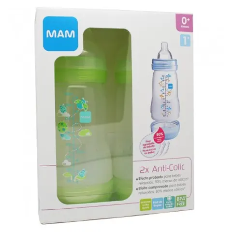Mam Biberon Anticolico 260 ml Rosa Pack Duplo – imagen 3