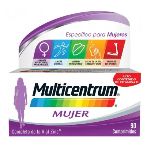Multicentrum Mujer 90 Comprimidos – imagen 4
