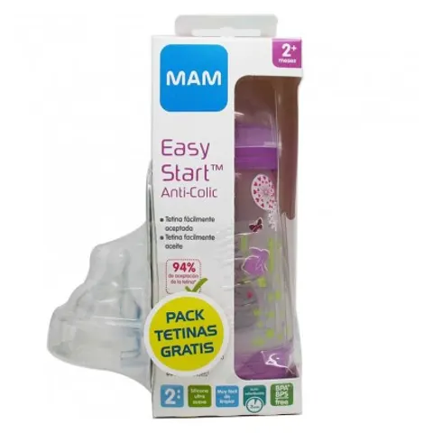 Mam Biberon Anticolico 260 ml Azul – imagen 3