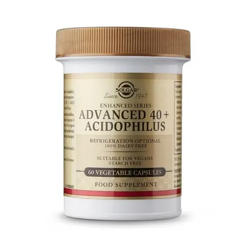 Solgar 40 Plus Acidophilus 60 Cápsulas – imagen 2