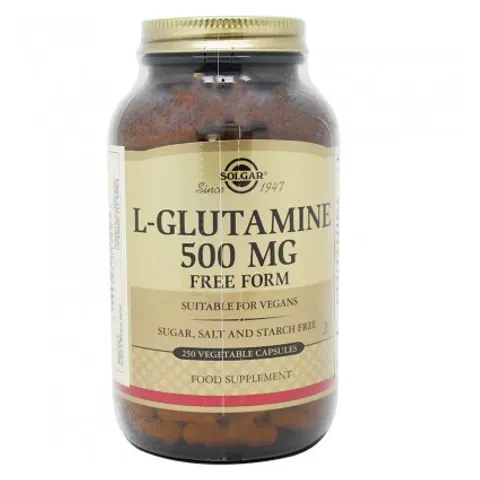 Solgar L-Glutamina 500mg 250 Cápsulas – imagen 2