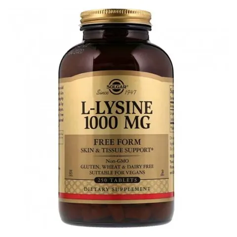 Solgar L-Lisina 1000mg 250 Comprimidos – imagen 2