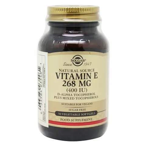 Solgar Vitamina E 400UI 50 Cápsulas Vegetales – imagen 4
