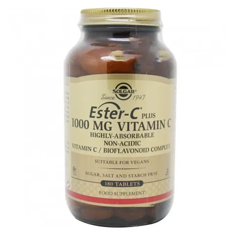 Solgar Ester C Plus 1000 mg Vitamina C 180 Comprimidos – imagen 2