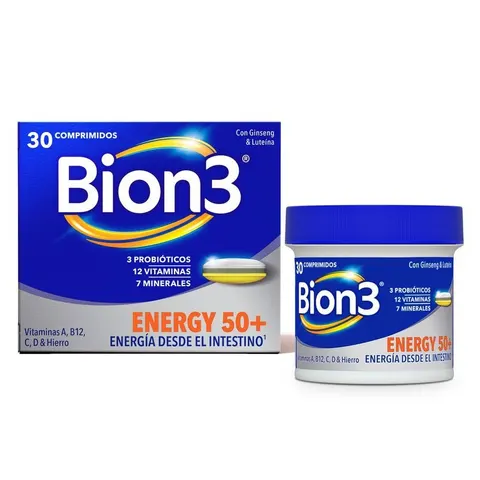 Bion3 Energy 50+ 30 Comprimidos – imagen 3