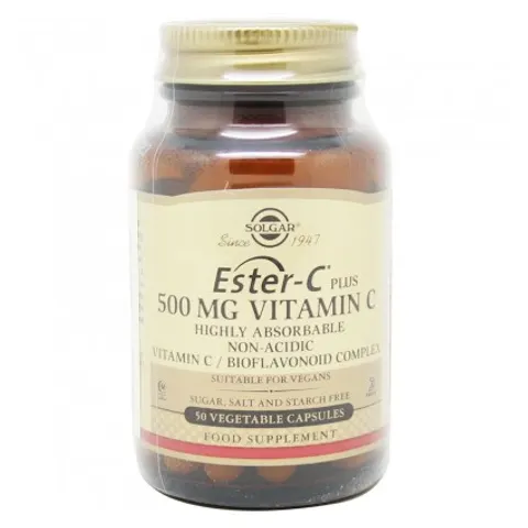 Solgar Ester C Plus 500mg 50 Cápsulas – imagen 4