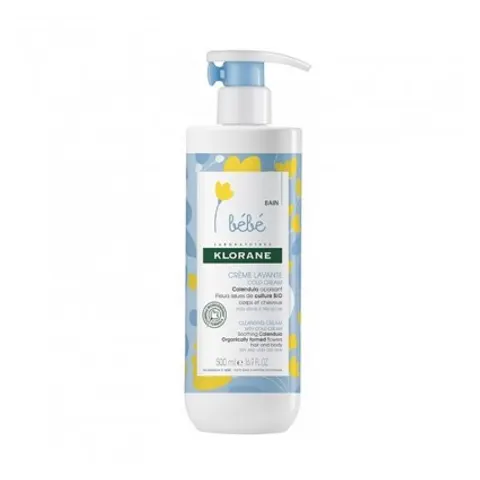 Klorane Bebé Crema Limpiadora 500ml – imagen 4