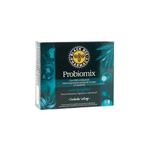 Black Bee Probiomix Jengibre 10 Capsulas – imagen 2