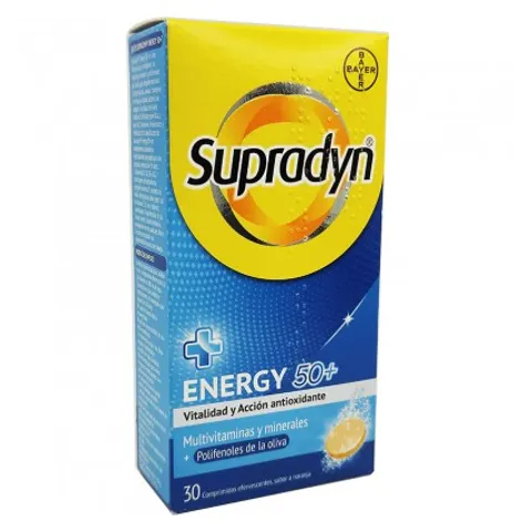 Supradyn Energy 50+ 30 Comprimidos Efervescentes – imagen 4