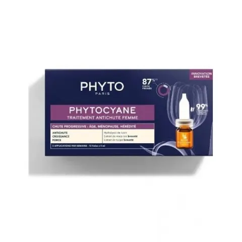 PHYTO cyane Tratamiento Anticaída Mujer Progres 12uds – imagen 4